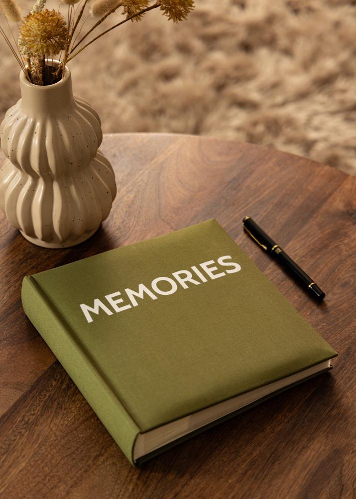 Memories Linen Album Vert - 200 images en 10x15 cm