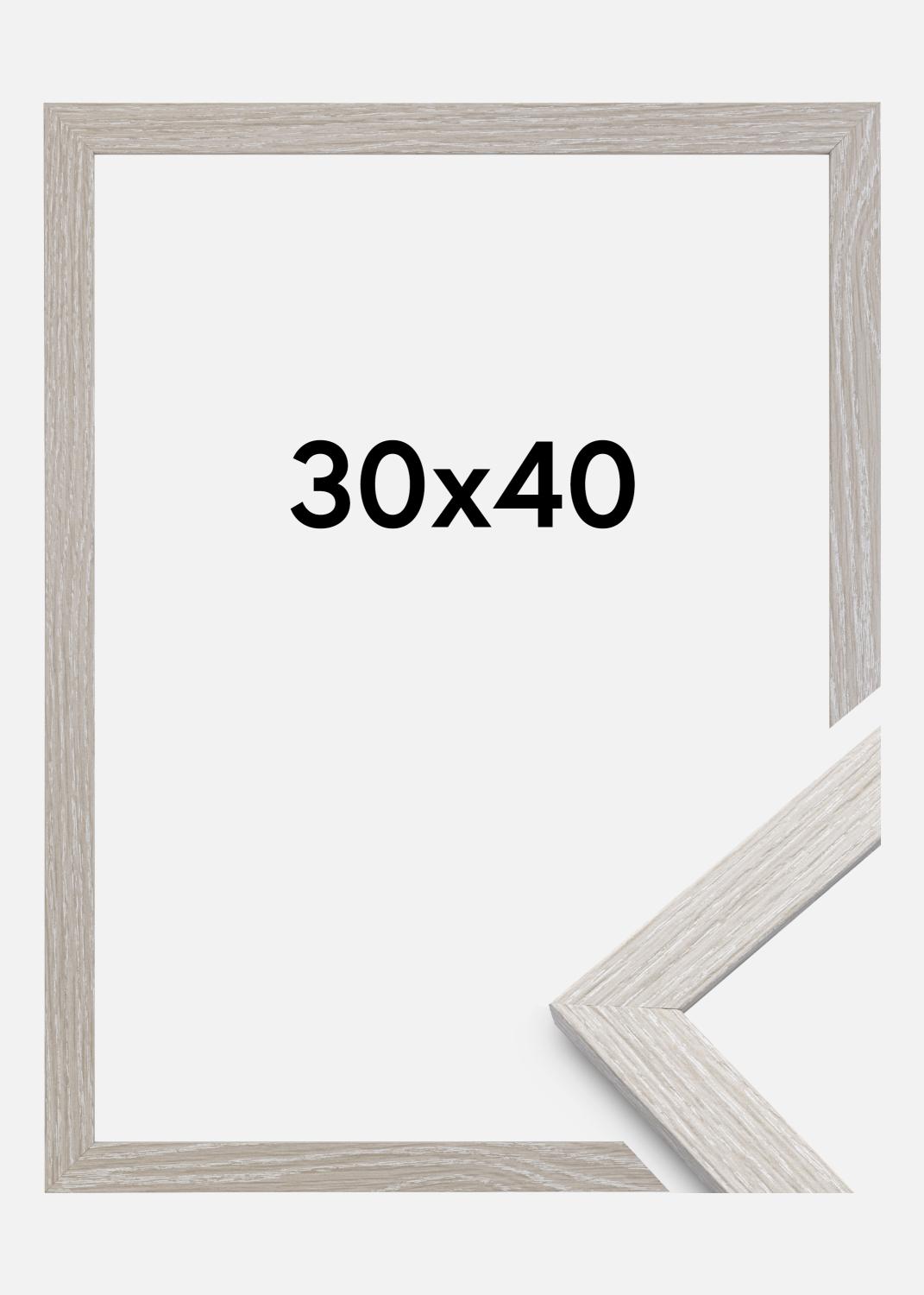 Product Image for Cadre Stilren Verre Acrylique Light Grey Oak 30x40 cm