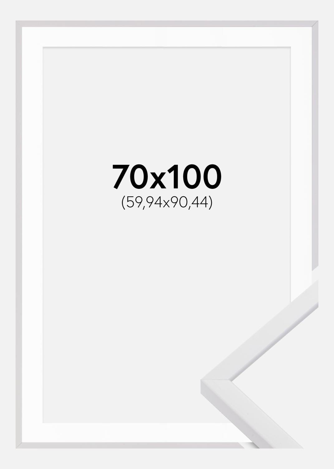 Product Image for Cadre E-Line Wide Blanc 70x100 cm - Passe-partout Blanc 24x36 pouces