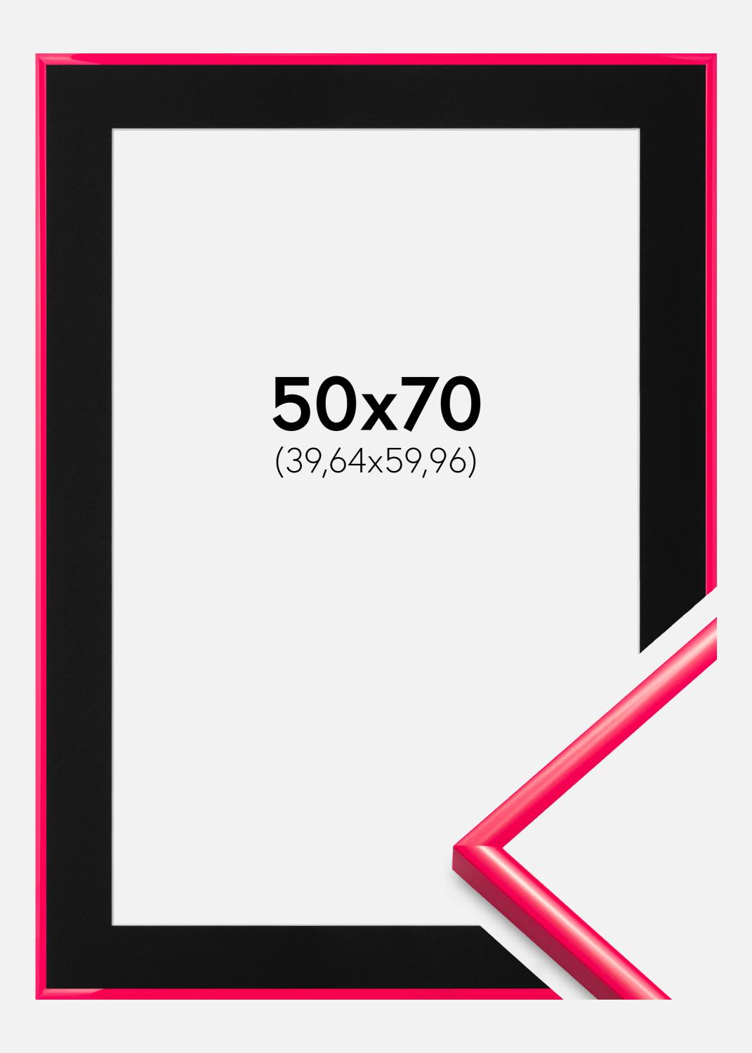 Product Image for Cadre New Lifestyle Hot Pink 50x70 cm - Passe-partout Noir 16x24 pouces