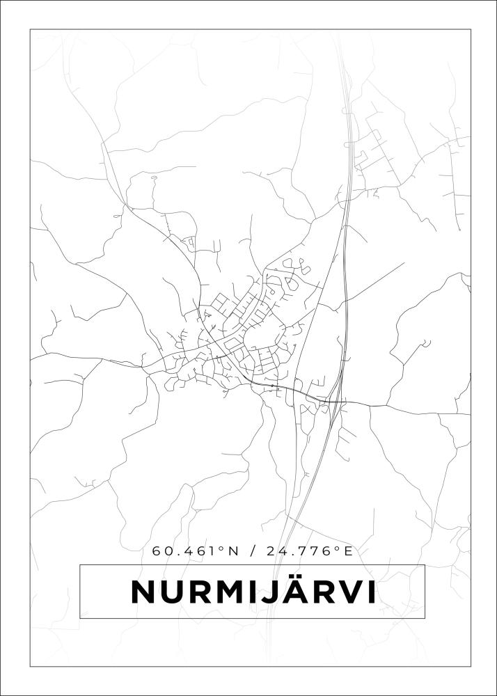 Map - Nurmijärvi - White