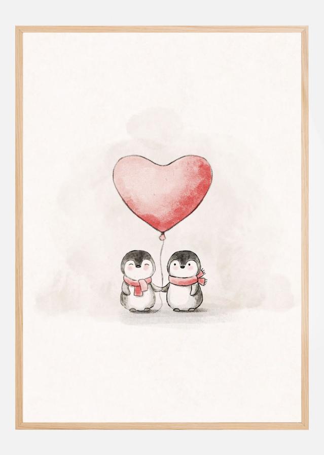 Penguin in Love Poster