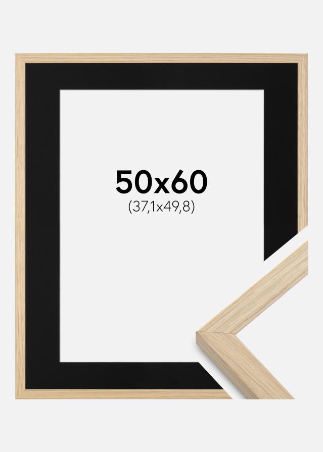 Cadre Grimsåker Chêne 50x60 cm - Passe-partout Noir 15x20 pouces