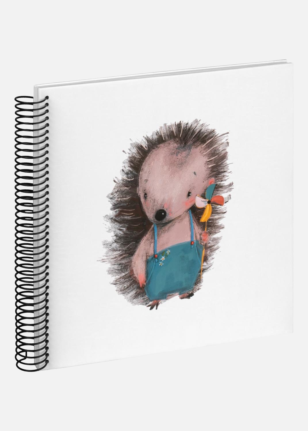 Product Image for Baby Hedgehog Calisto Album à spirale Blanc - 24x24 cm (40 Pages blanches)