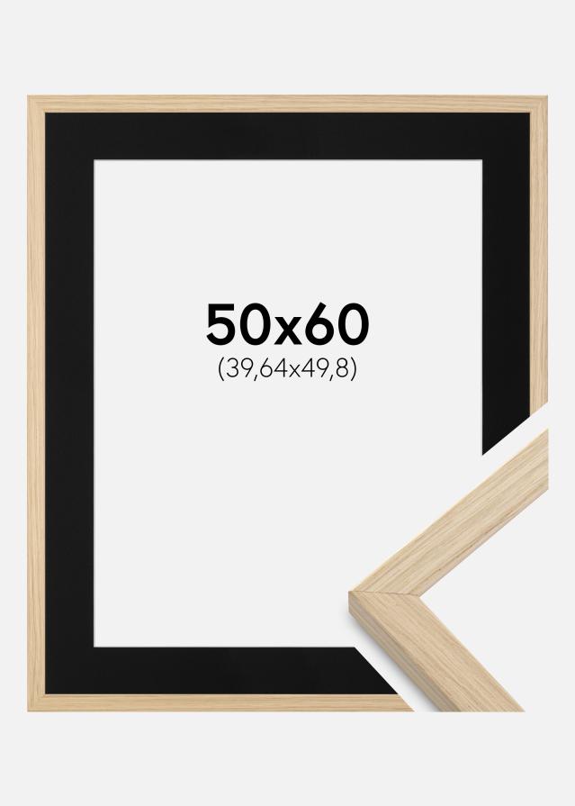 Cadre Grimsåker Chêne 50x60 cm - Passe-partout Noir 16x20 pouces