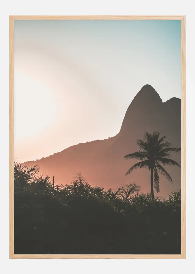 Mountain Sunset Poster