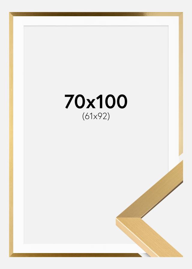 Cadre Selection Or 70x100 cm - Passe-partout Blanc 62x93 cm