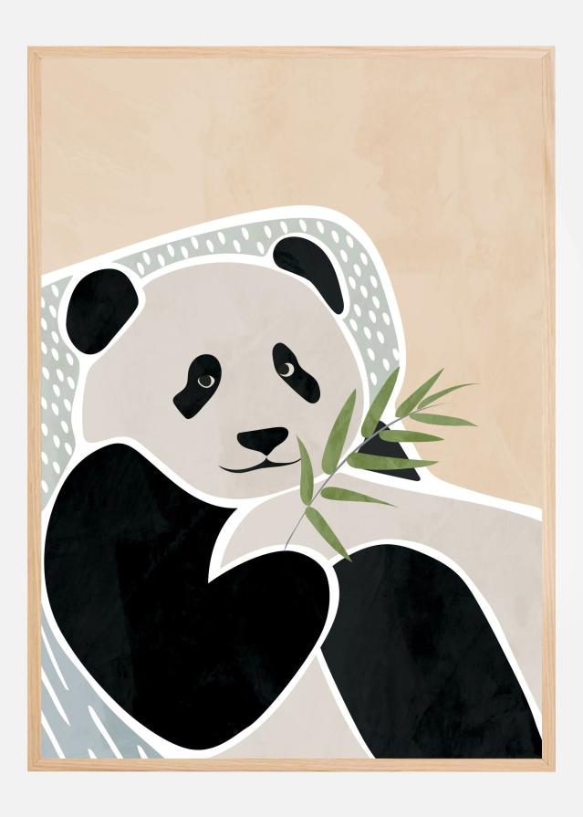 Scandi Panda Poster