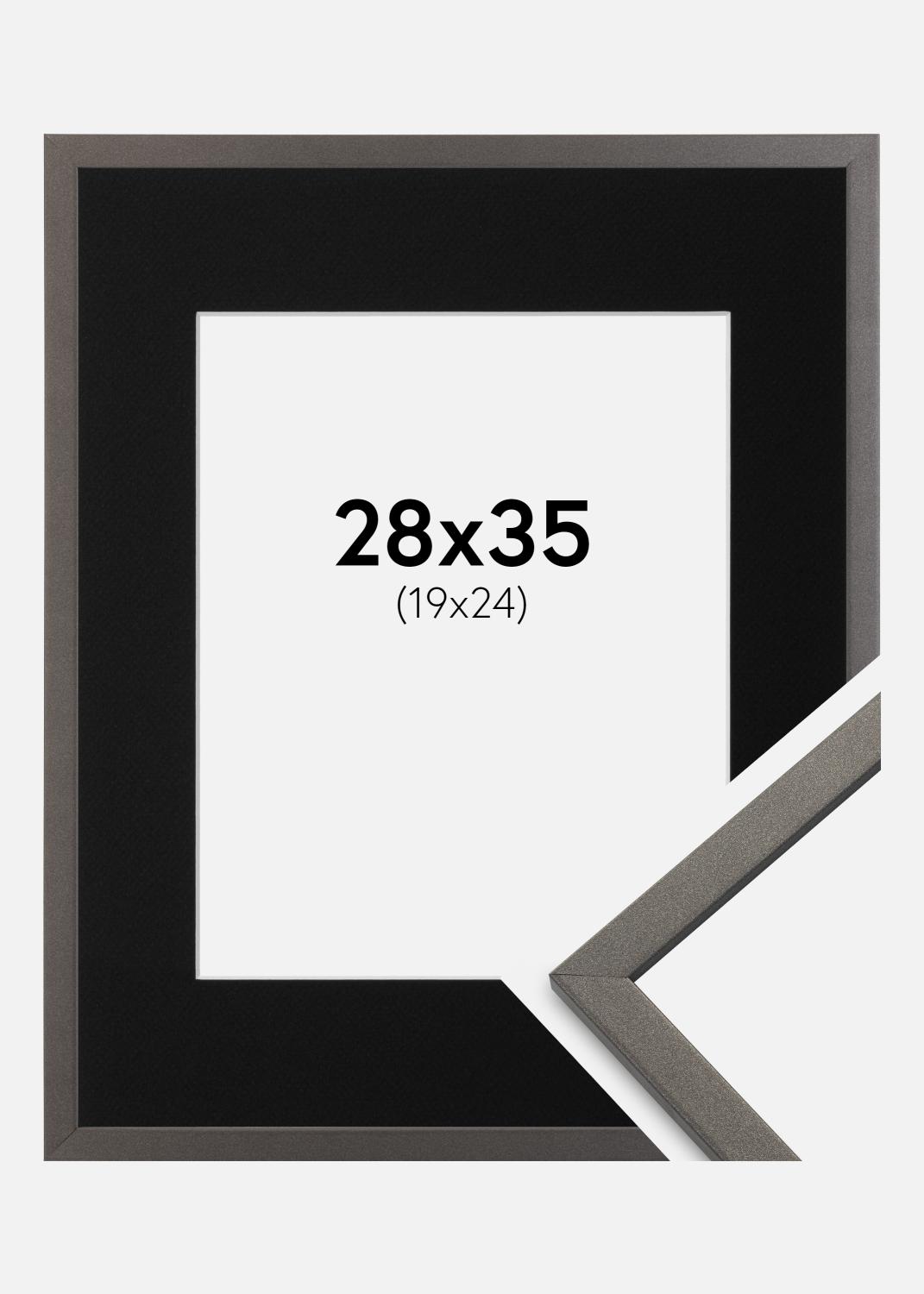 Product Image for Cadre Edsbyn Graphite 28x35 cm - Passe-partout Noir 20x25 cm