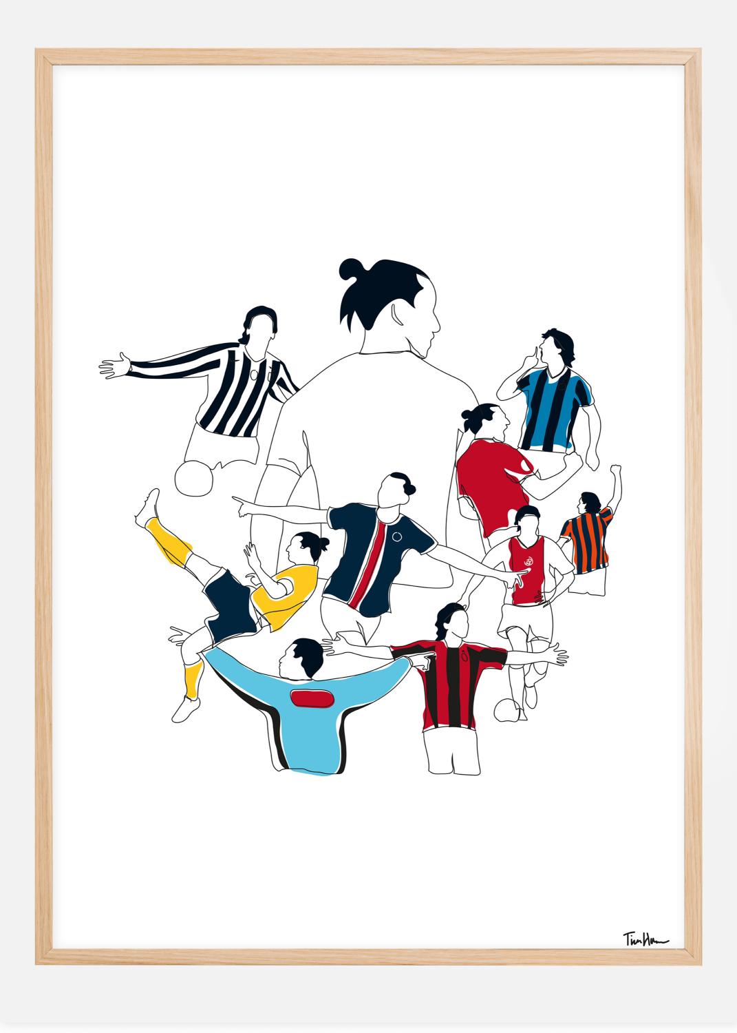 Product Image for History Of Zlatan Colours Poster (30x40 cm)