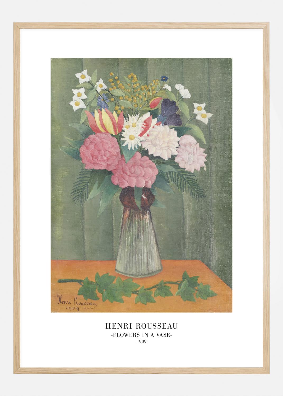 Product Image for Henri Rousseau - Flowers In a Vase Poster (70x100 cm)