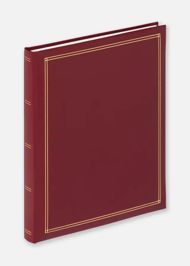 Monza Album Autocollant Rouge - 25x30 cm (30 pages)