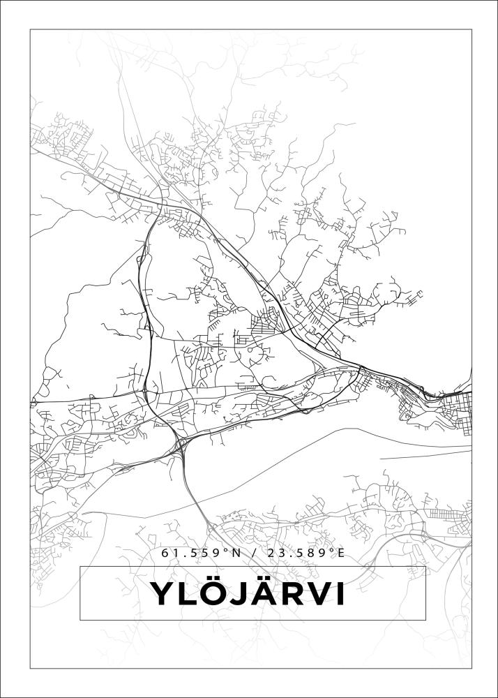 Map - Ylöjärvi - White