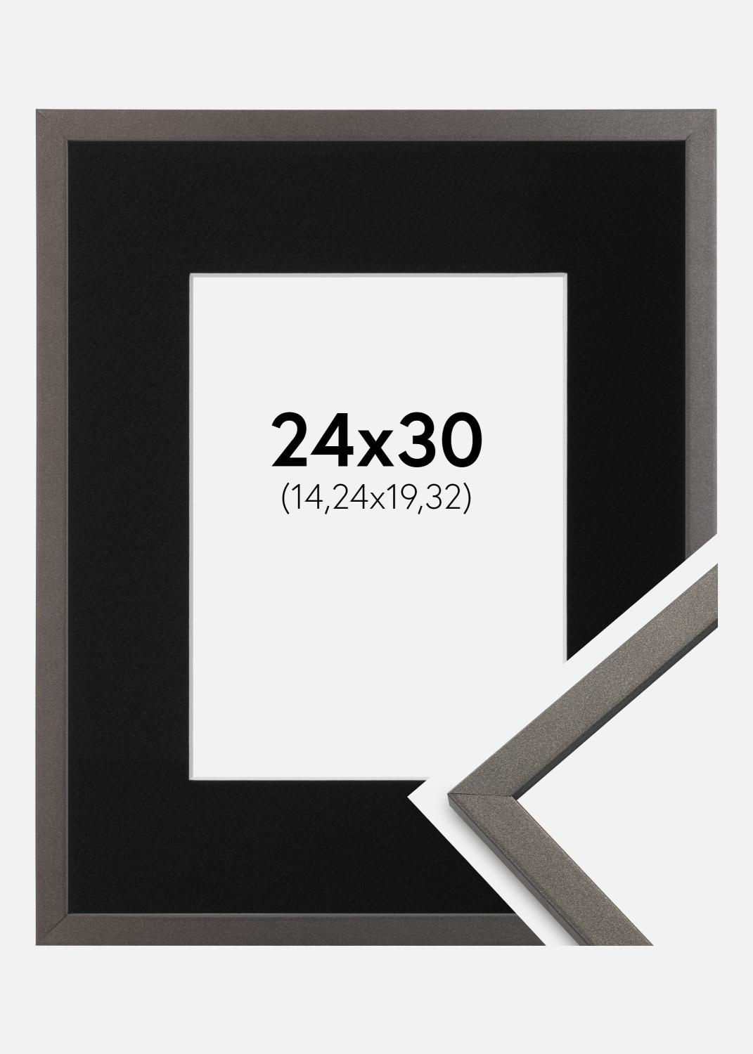 Product Image for Cadre Edsbyn Graphite 24x30 cm - Passe-partout Noir 6x8 pouces