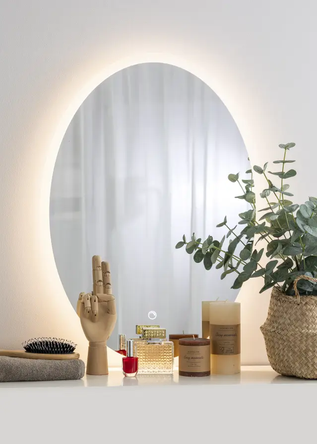 KAILA Miroir Oval LED 50x70 cm