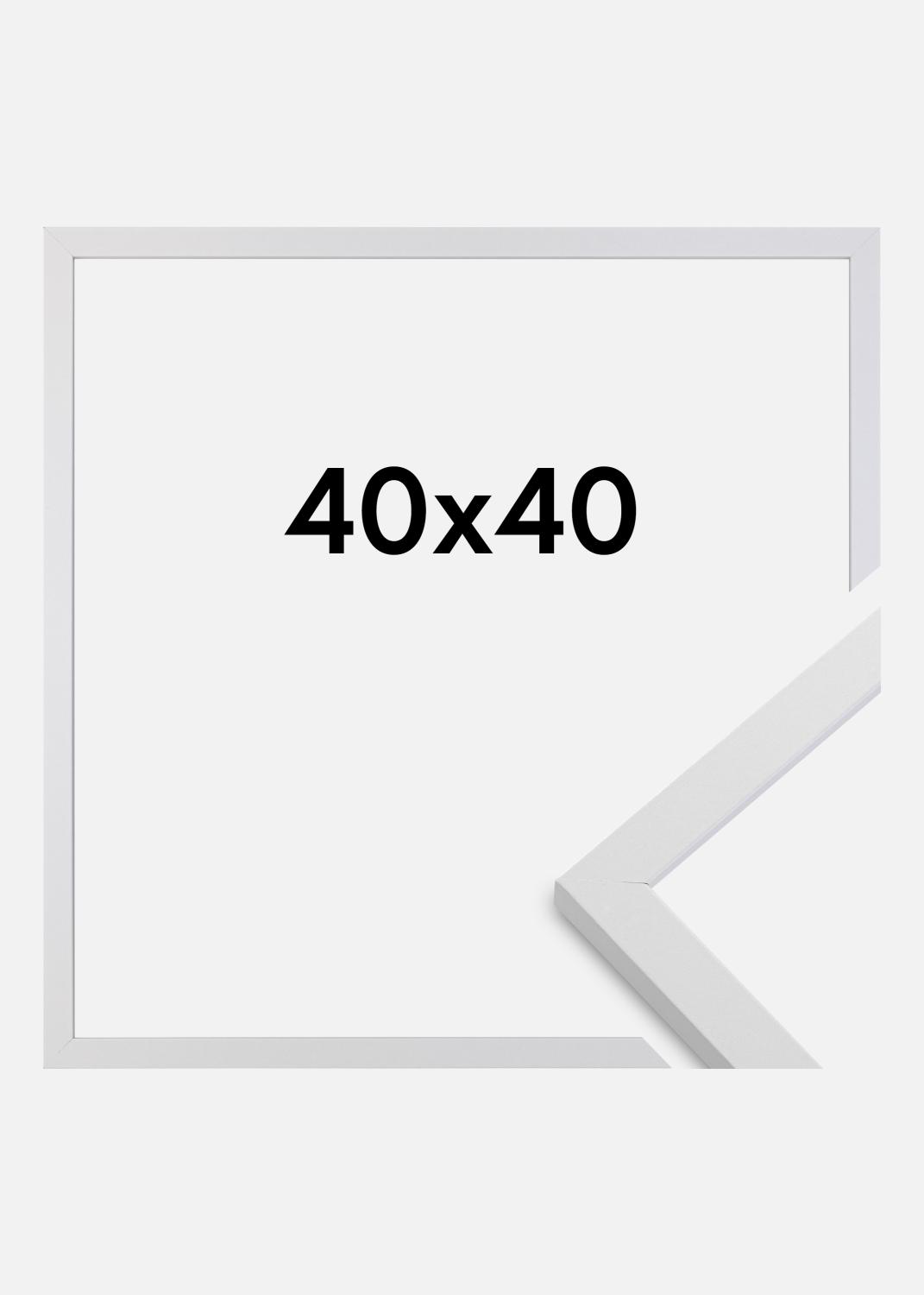 Product Image for Cadre Trendy Verre Acrylique Blanc 40x40 cm