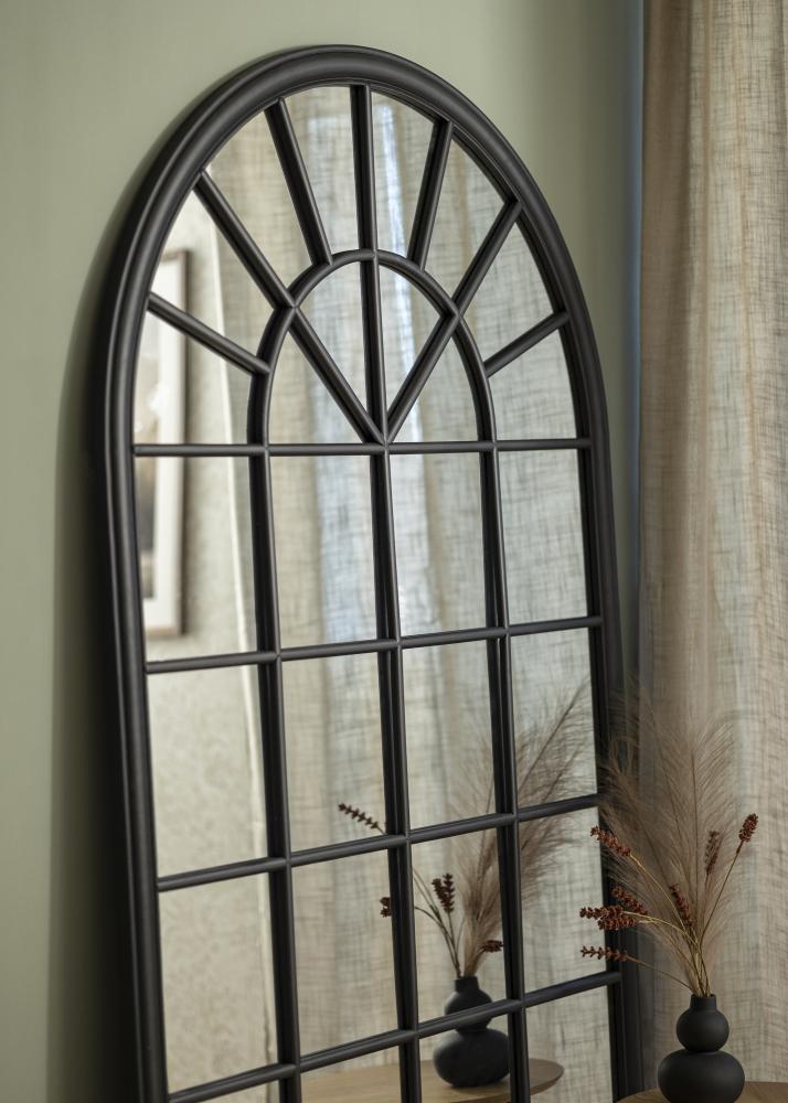 Miroir Window Tall Dome Noir 103x180 cm