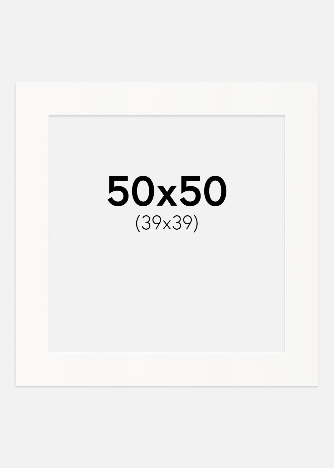 Product Image for Passe-partout Offwhite (noyau blanc) 50x50 cm (39x39)