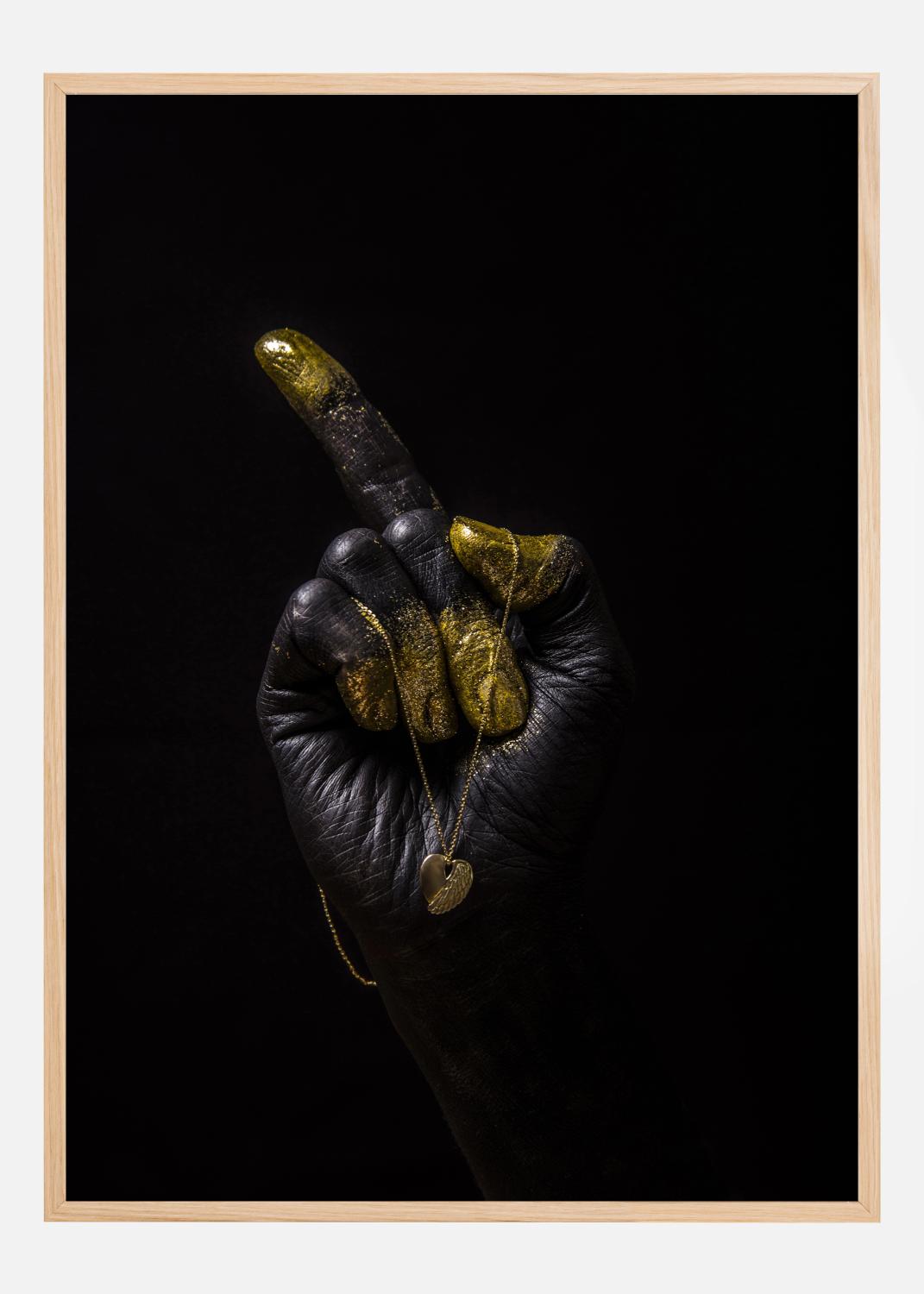 Product Image for Golden Hands V Poster (30x40 cm)