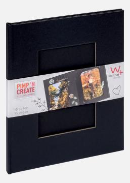 Pac Album Noir - 15,5x19 cm (16 Pages noires / 8 Feuilles)