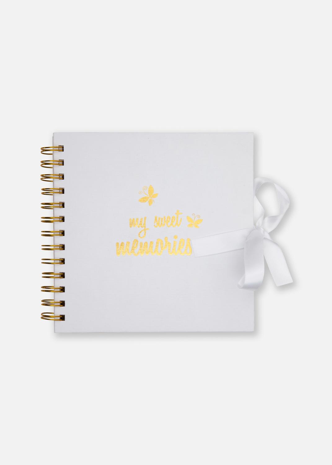 Product Image for Sweet Memories Blanc - 18x18 cm (48 pages blanches / 24 feuilles)