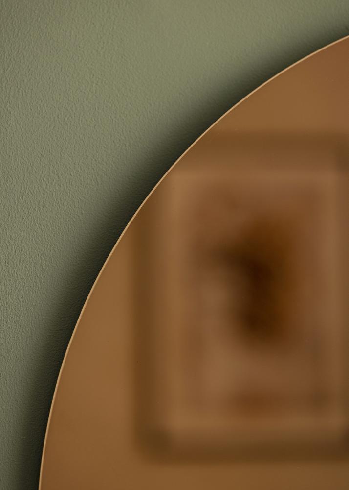 KAILA Miroir rond Rose Gold diamètre 60 cm