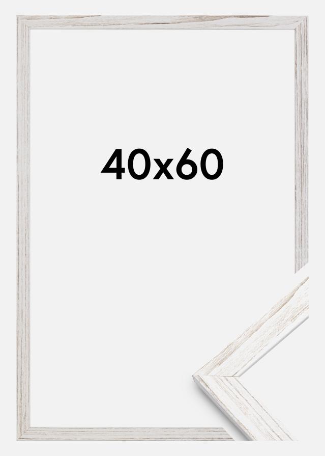 Cadre Stilren Verre Acrylique Vintage White 40x60 cm