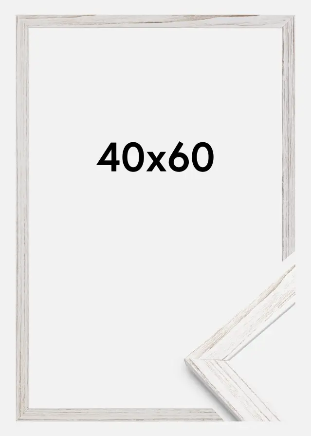 Cadre Stilren Vintage White 40x60 cm