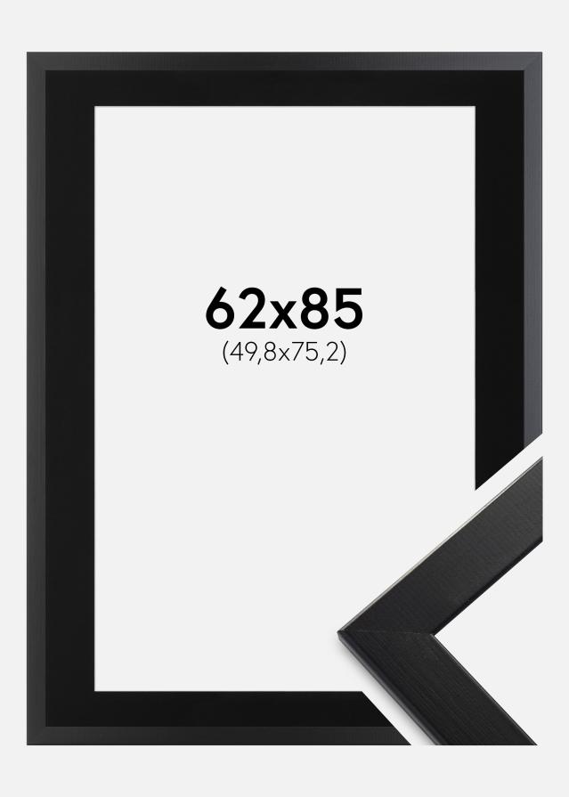 Cadre Trendline Noir 62x85 cm - Passe-partout Noir 20x30 pouces