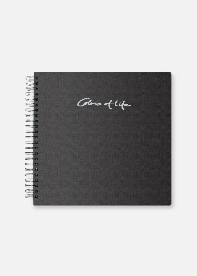 Colors of Life Noir - 24x23 cm (48 pages noires / 24 feuilles)