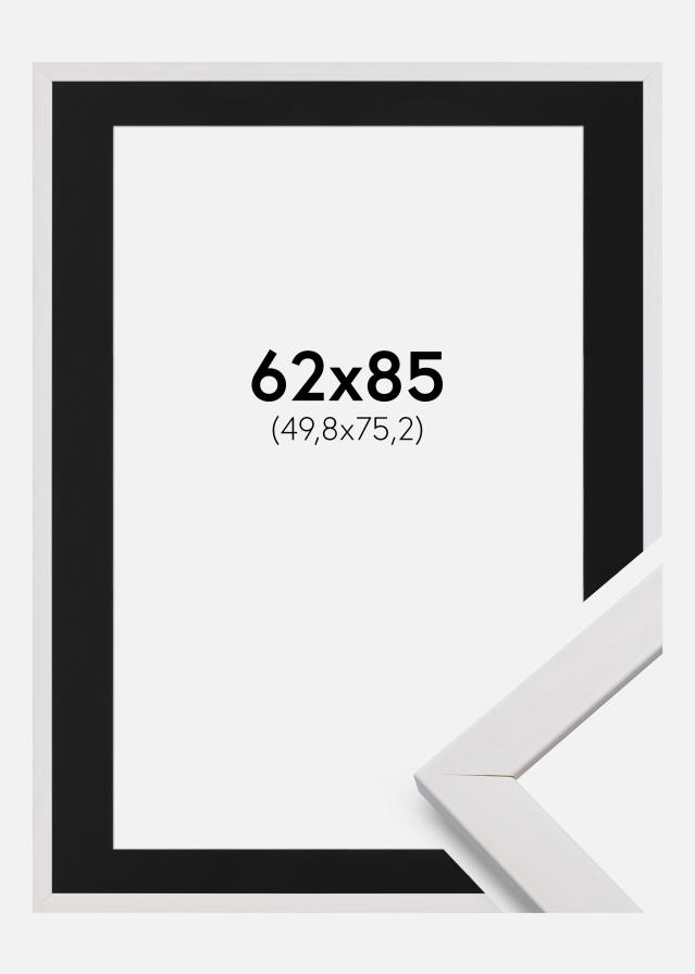 Cadre Stilren Blanc 62x85 cm - Passe-partout Noir 20x30 pouces