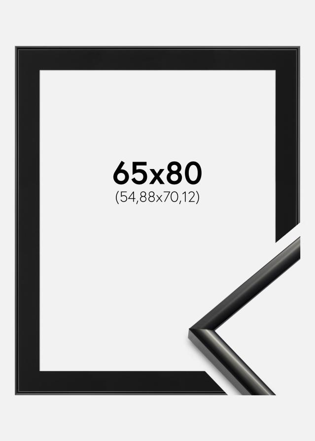 Cadre New Lifestyle Noir 65x80 cm - Passe-partout Noir 22x28 pouces