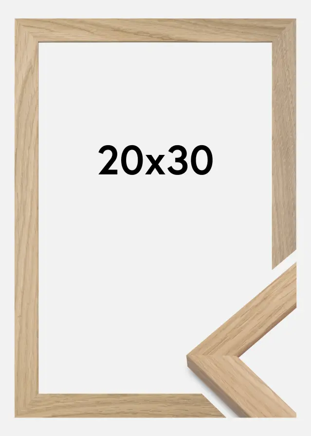 Cadre Oak Wood 20x30 cm