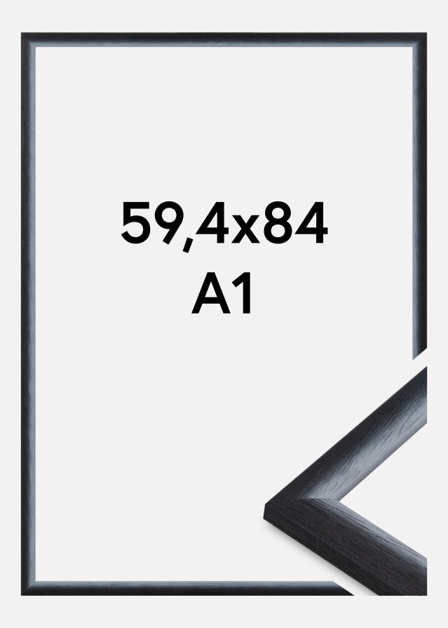 Cadre Cornwall Verre Acrylique Noir 59,4x84 cm (A1)