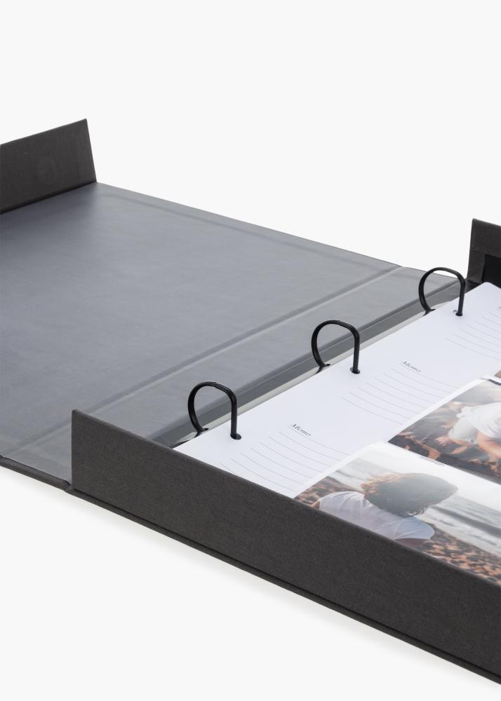KAILA THROWBACK Black XL - Coffee Table Photo Album - 60 images en 10x15 cm