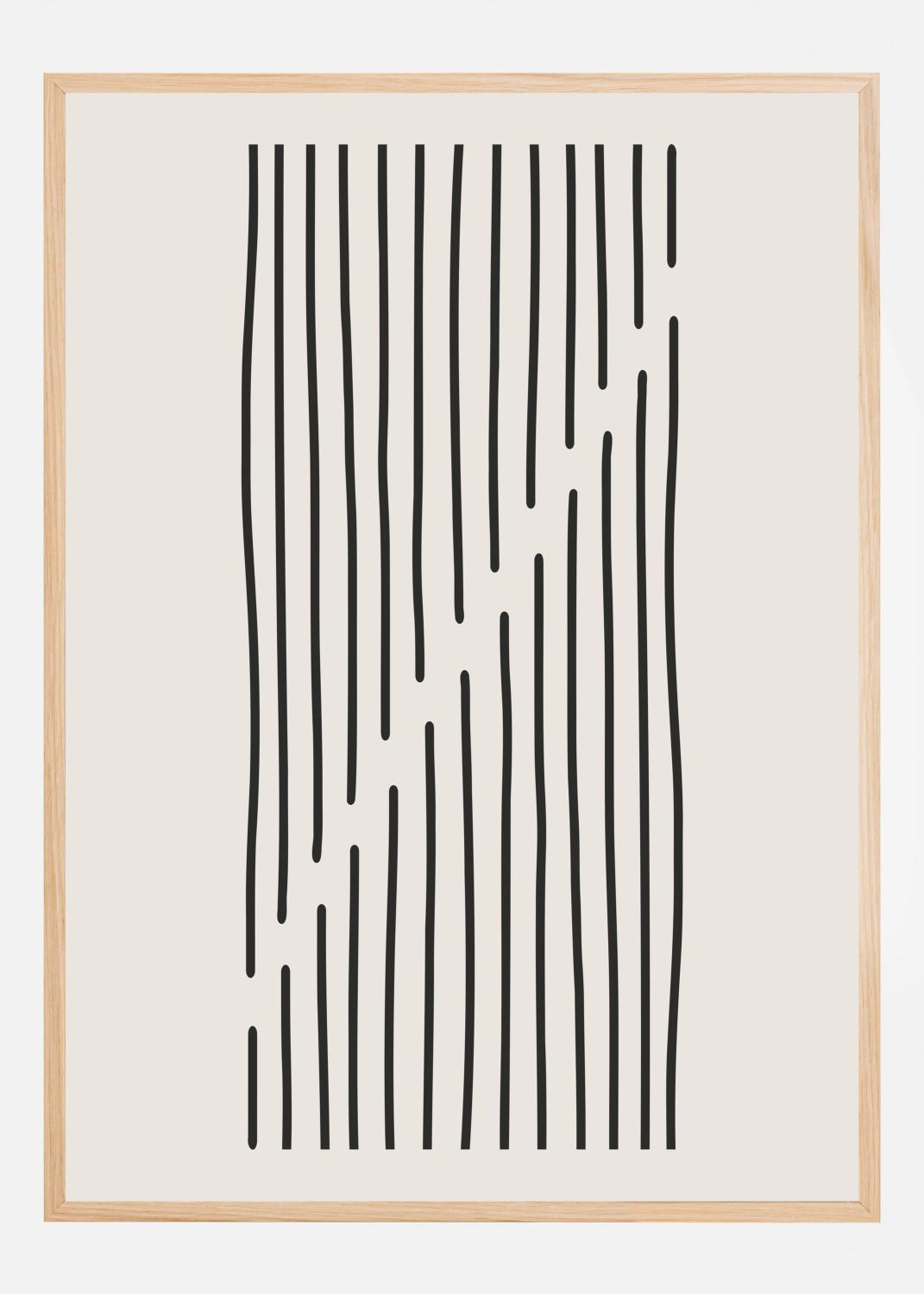 Product Image for Minimal Line Design I Poster (21x29.7 cm (A4))