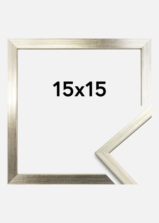 Cadre Edsbyn Argent 15x15 cm