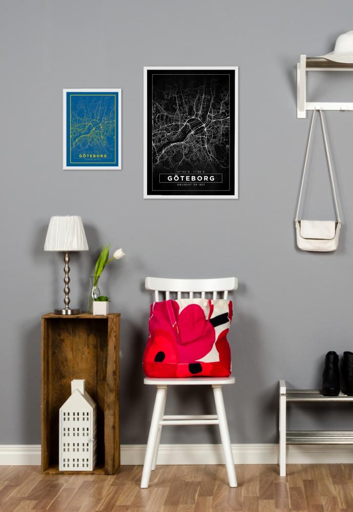 Map - Göteborg - Black