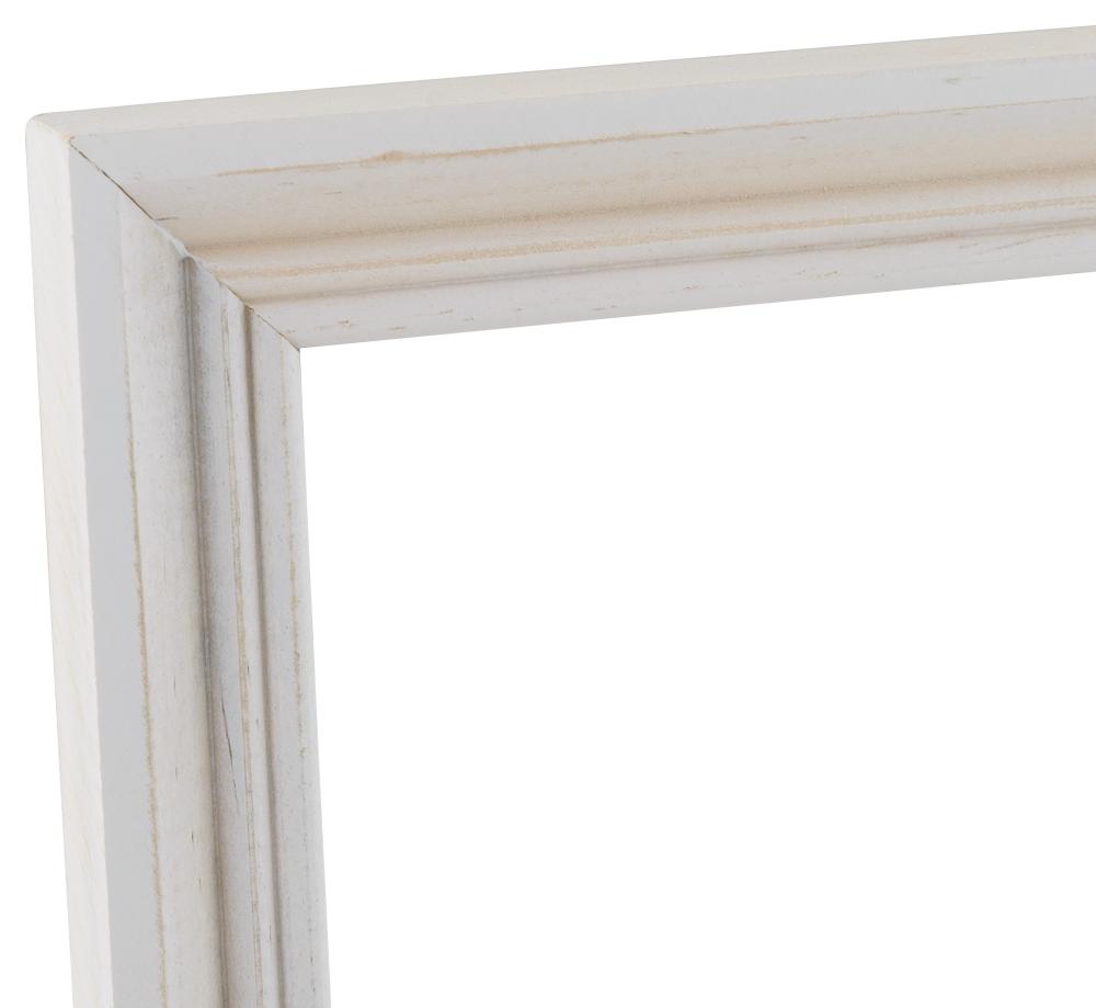 Cadre Vintage Homme Blanc 30x40 cm