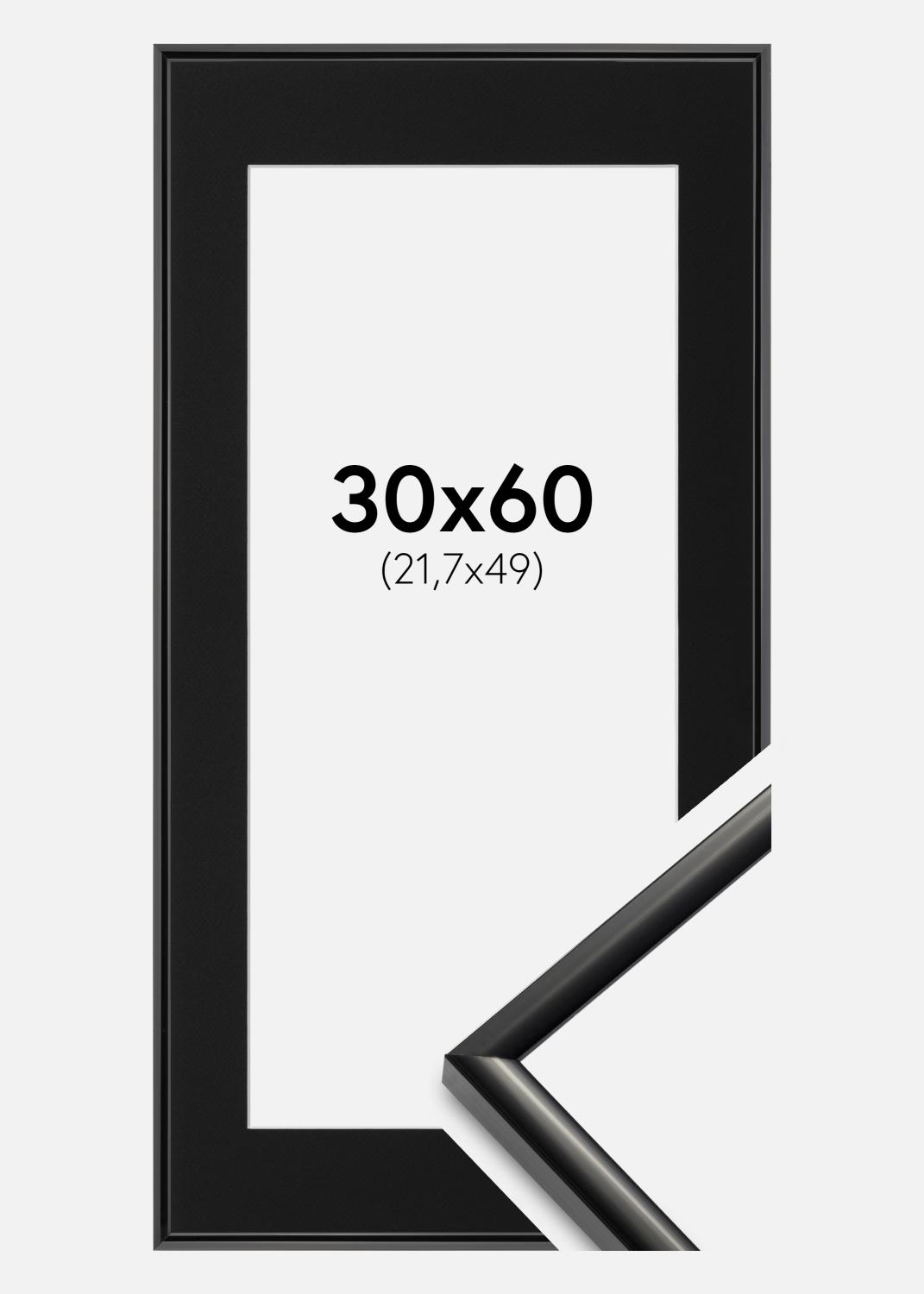 Product Image for Cadre New Lifestyle Noir 30x60 cm - Passe-partout Noir 22,7x50 cm