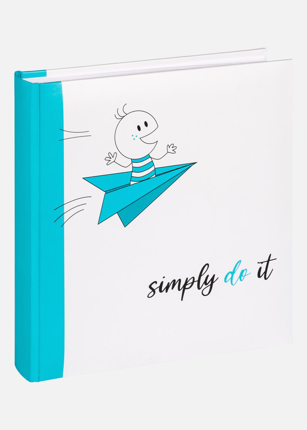 Product Image for Little Explorer Boy Album bébé Bleu - 22,5x24 cm (50 Pages blanches)