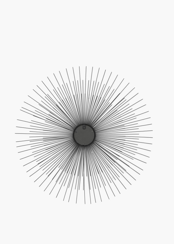 KAILA Miroir rond Sunrays - Noir diamètre 80 cm
