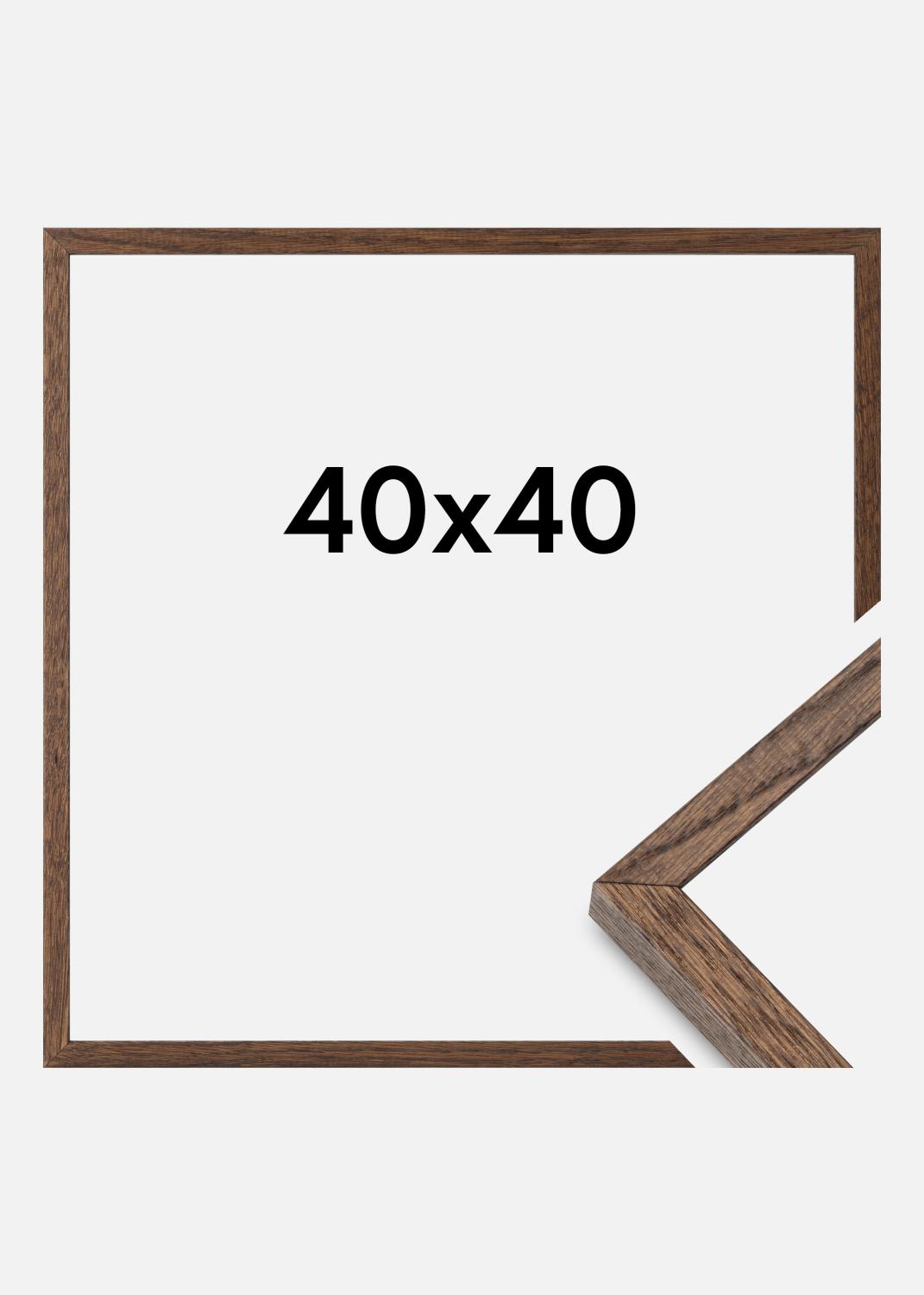 Product Image for Massive Oak Verre acrylique Dark Painted 40x40 cm