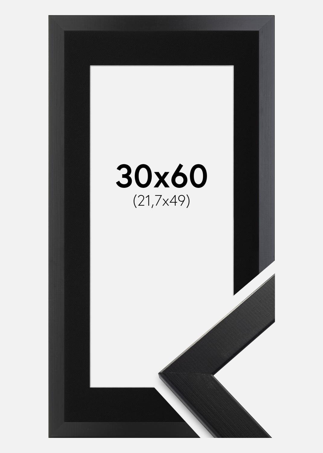 Product Image for Cadre Trendline Noir 30x60 cm - Passe-partout Noir 22,7x50 cm