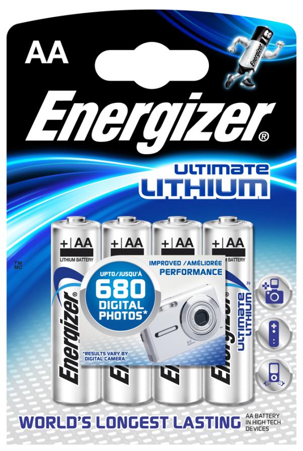 Energizer Ultimate Lithium AA 4pk