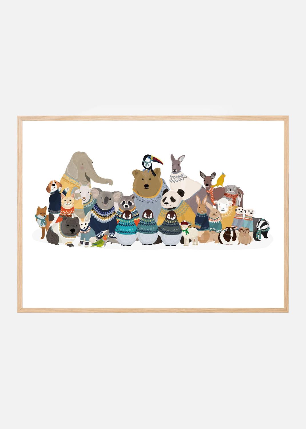 Product Image for Big Group of Friends In Jumpers Poster (21x29.7 cm (A4))