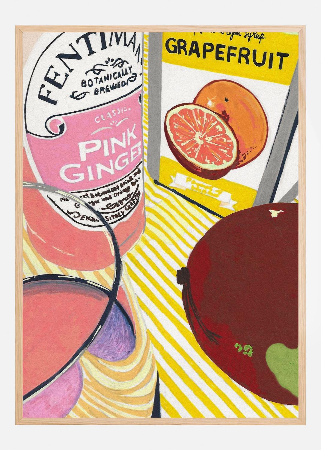 Product Image for Fentimans Pink Ginger Poster (21x29.7 cm (A4))