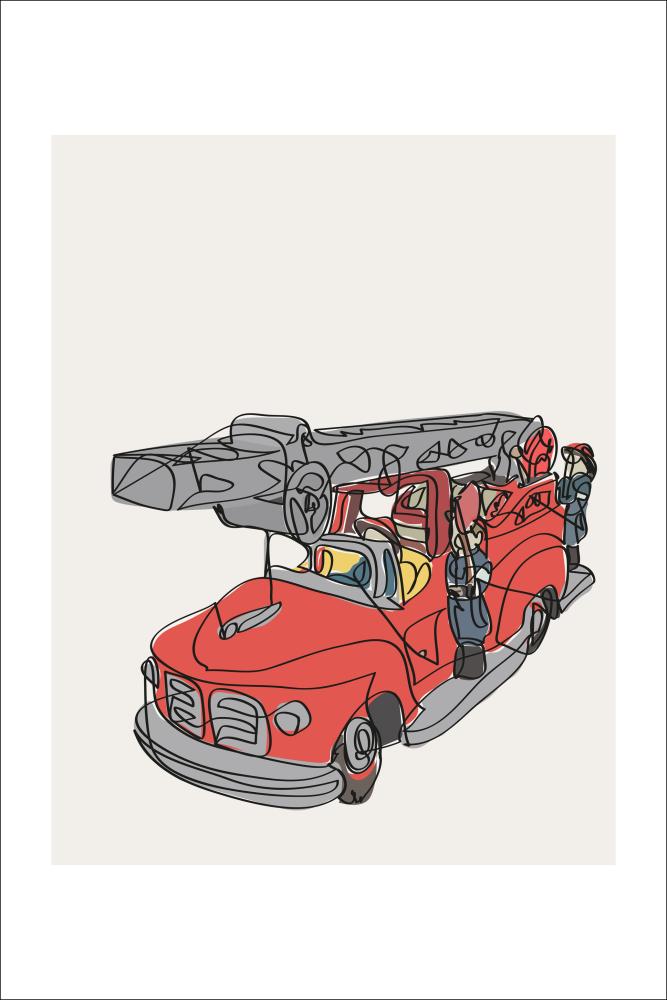 Fire Truck Poster