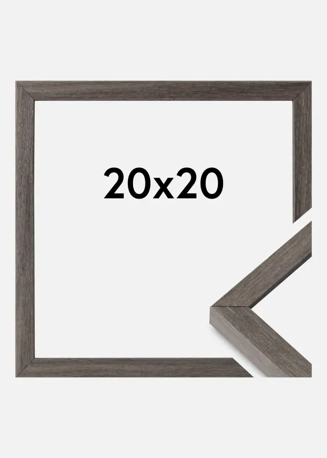 Cadre Ares Verre acrylique Grey Oak 20x20 cm