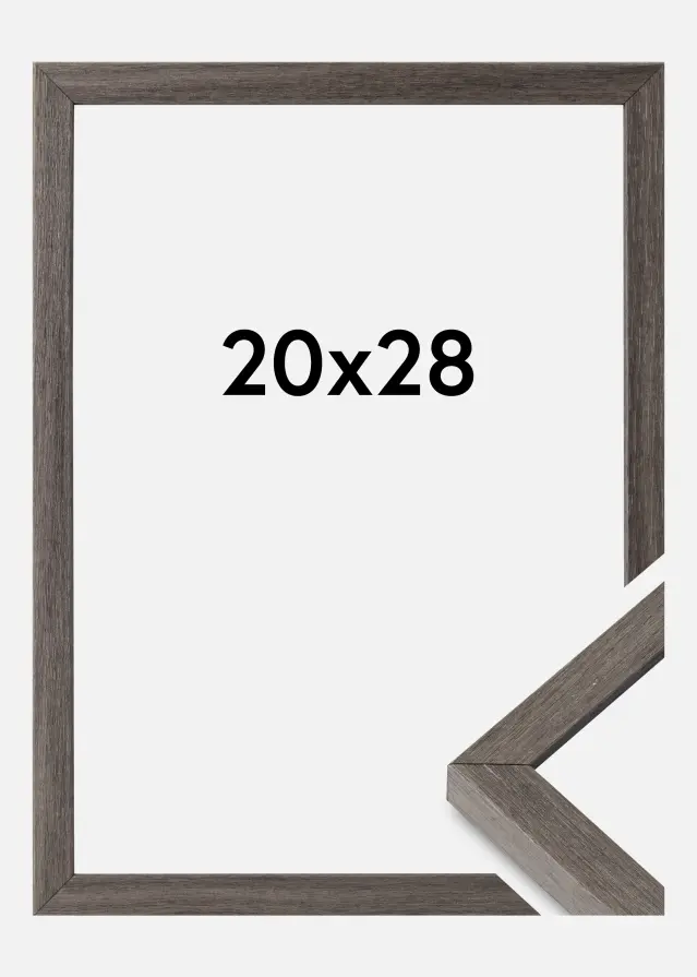 Cadre Ares Verre acrylique Grey Oak 20x28 cm
